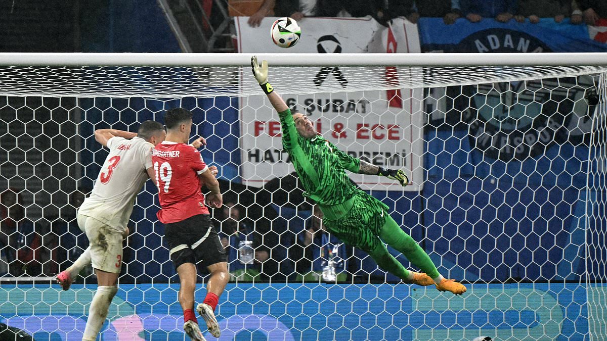 Mert Gunok’s Incredible Euro 2024 Save Against Austria Secures Turkey’s Spot in Quarter-Finals, Drawing Comparisons to Gordon Banks’ Legendary Stop