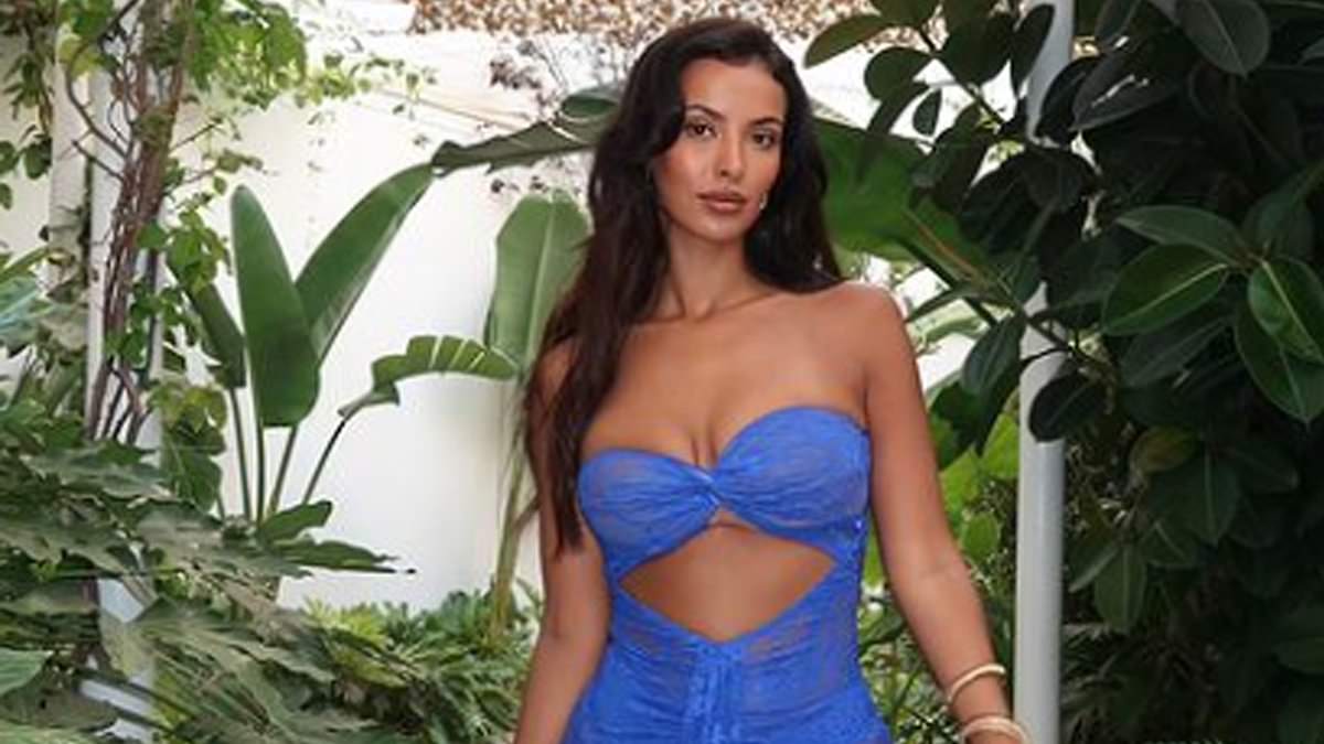 Maya Jama Dazzles in Ibiza with a Bold Cobalt Blue Dress Hours After Announcing Split from Rapper Stormzy