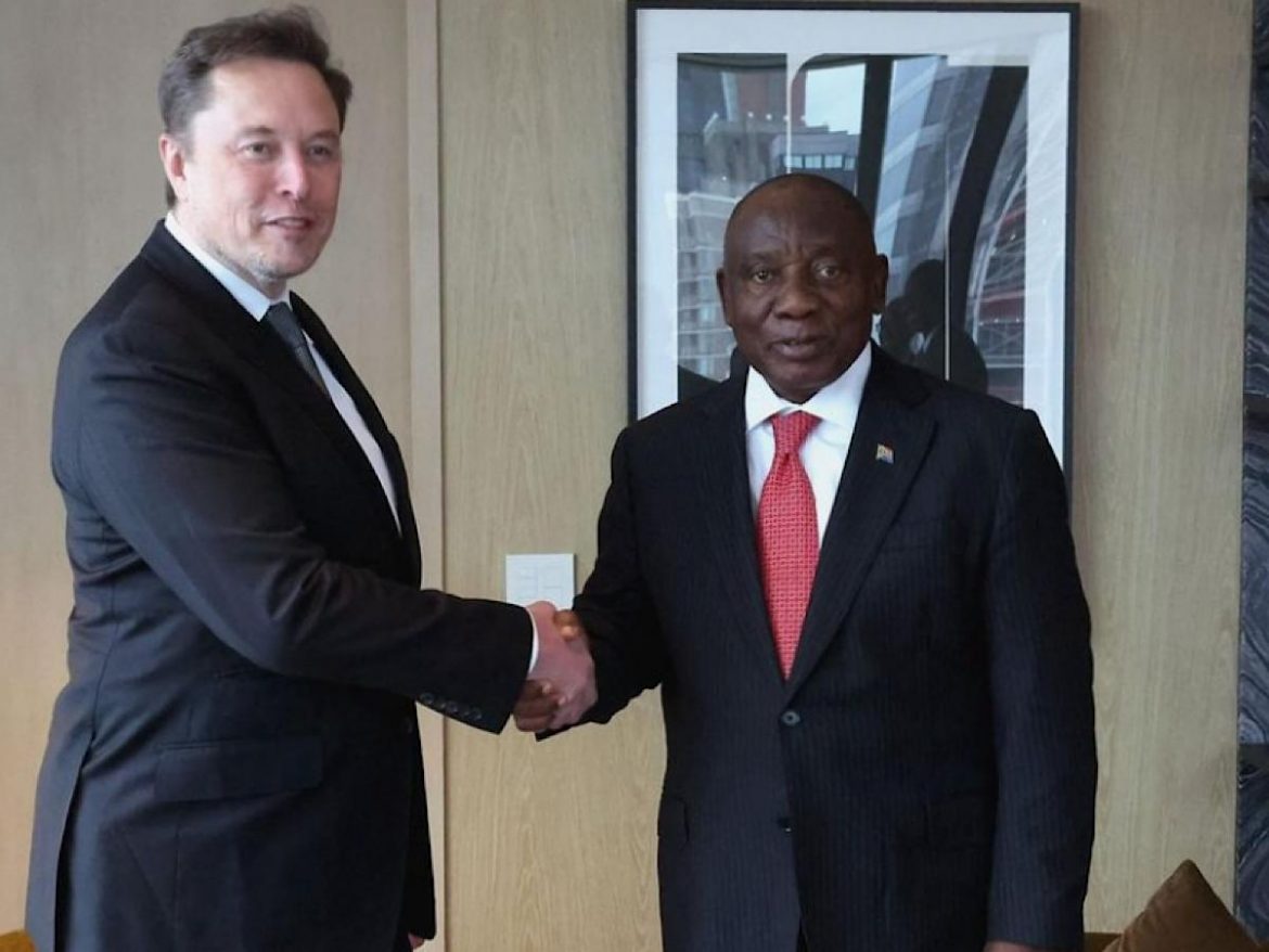 South African President Cyril Ramaphosa Meets Elon Musk in New York to Advance Discussions on Foreign Direct Investment and Technological Partnerships for South Africa