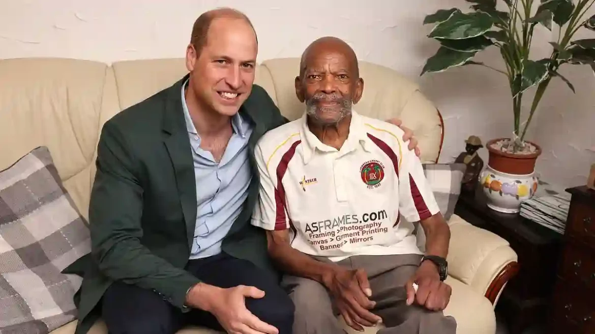 Prince William Pays Tribute to Alford Gardner, Celebrating His Role as a Catalyst for Change in Cricket and Community in Leeds After His Death at 98