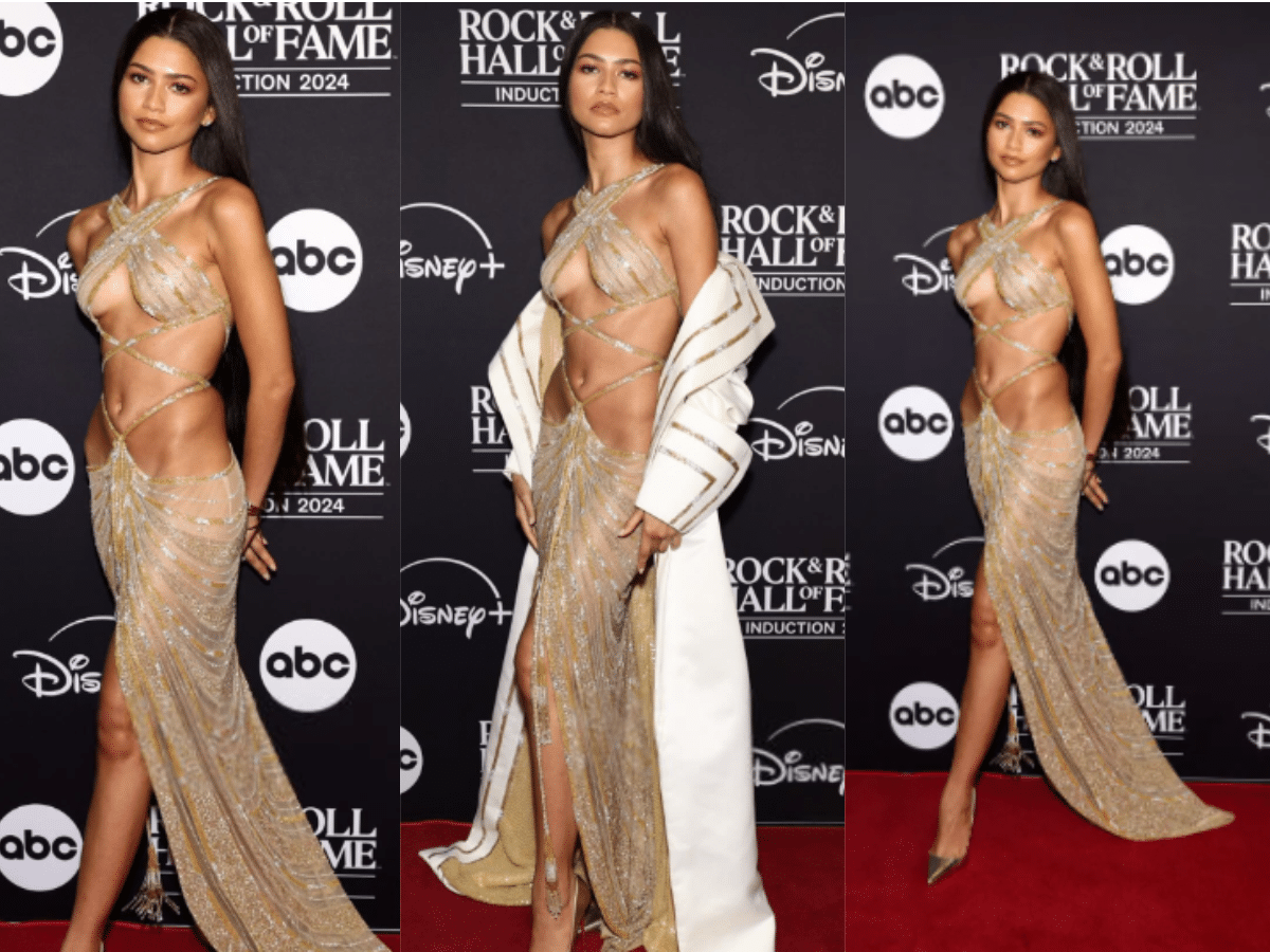 Zendaya Wows The Crowd At The Rock And Roll Hall Of Fame Induction