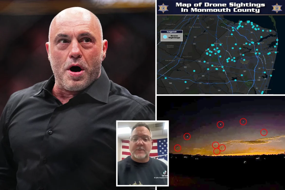 Joe Rogan expresses deep concern over unexplained drones buzzing the East Coast and questions government transparency about their purpose