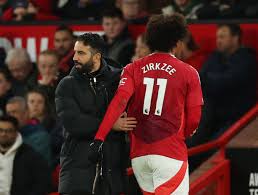 Manchester United fans jeer Joshua Zirkzee during first-half substitution at Old Trafford against Newcastle