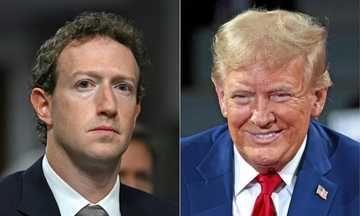 Meta CEO Mark Zuckerberg Sparks Controversy with $1 Million Donation to Trump’s Inaugural Fund Just Weeks After Mar-a-Lago Meeting