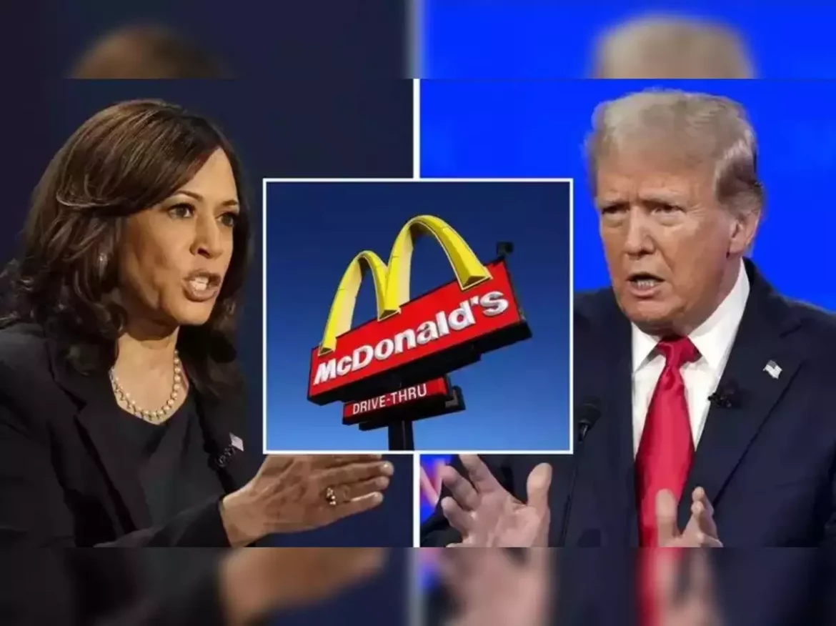 Poll Shows Trump and Harris Split McDonald’s Customers Evenly with 42% Support in 2024 Election, Revealing Fast-Food Voter Preferences Nationwide