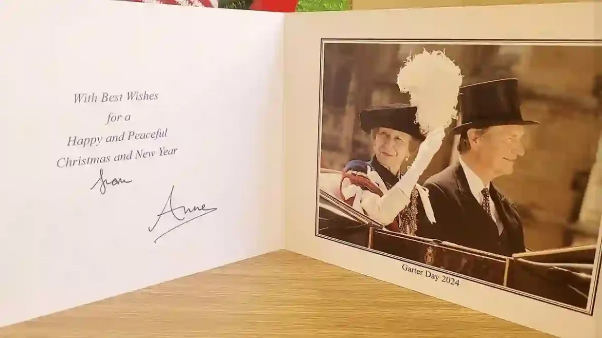 Princess Anne’s Christmas Card Stuns Fans with Personal Photo Taken in Windsor After the Garter Service While the Public Awaits William and Kate’s Festive Greeting