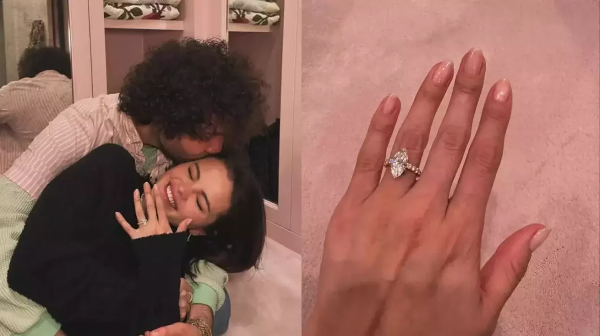 Selena Gomez Announces Engagement to Benny Blanco After a Year of Dating, Revealing Her Sparkling Diamond Ring to Fans Across the World