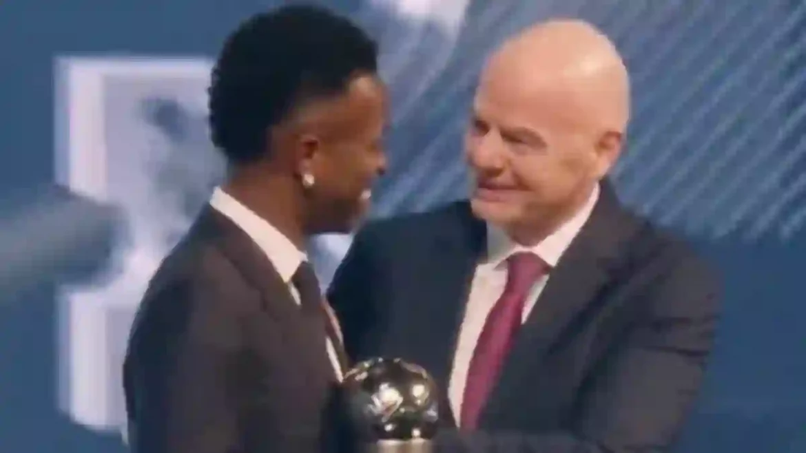 Vinicius Junior Claims FIFA Best Men's Player Award For His Incredible