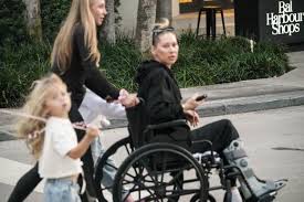 Anna Kournikova Spotted in Wheelchair in Miami Sparkling Health Concerns Among Fans