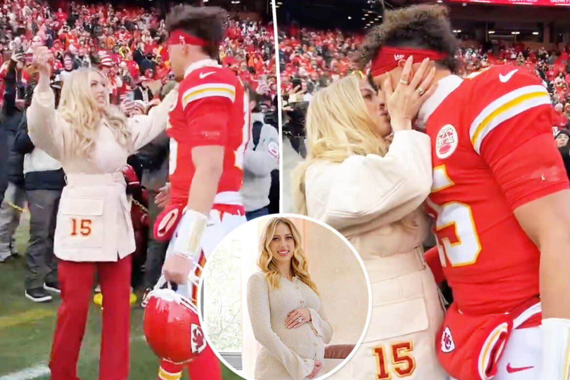 Brittany Mahomes Surprises Fans by Showing Up at Arrowhead Stadium Six Days After Giving Birth to Cheer for Husband Patrick in Chiefs’ Playoff Victory