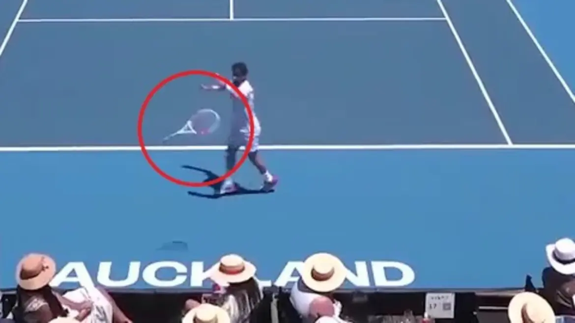 Cam Norrie Hits a Fan with His Racquet in a Moment of Frustration at ASB Classic in New Zealand, but the Fan Surprises Everyone with Her Response