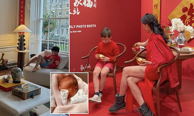 Dara Huang Shares Heartwarming Photos of Lunar New Year Celebration with Son Wolfie in Chelsea Just Days After Princess Beatrice Welcomes Baby Athena