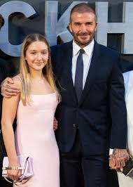 David Beckham Bonds with Daughter Harper at Miami Basketball Game as the Miami Heat Face Off Against the Indiana Pacers