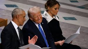 Donald Trump Shares Hilarious Spoof of Conversation with Barack Obama at Jimmy Carter’s Funeral in Washington DC