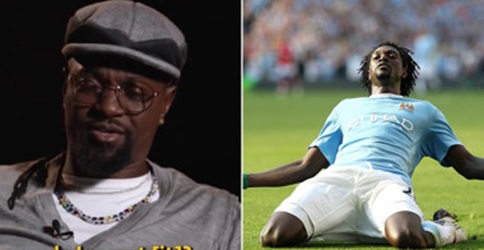 Emmanuel Adebayor reflects on his infamous knee-slide celebration against Arsenal fans at the Etihad Stadium and explains why he has no regrets