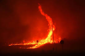 Fire tornado tears through Los Angeles neighborhoods as Palisades blaze continues to devastate the region.