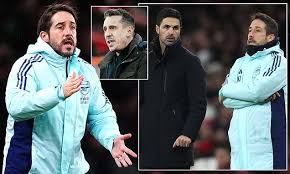 Gary Neville Reiterates His Criticism of Nicolas Jover, Calling Him the Most Annoying Man in Football Amid Arsenal’s Strong Set-Piece Performances in the 2024-2025 Season