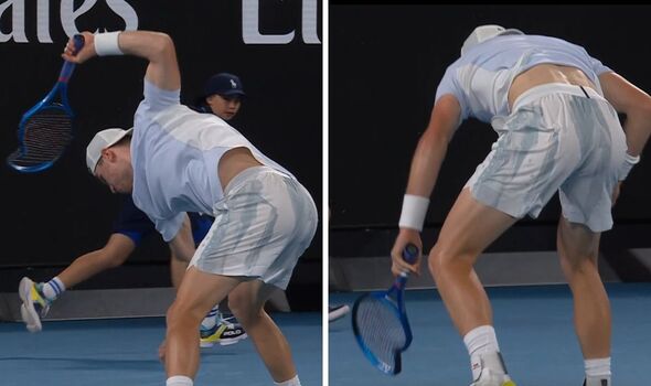 Jack Draper Faces Uphill Battle at the Australian Open After Smashing His Racquet in Frustration and Losing Third Set to Aleksandar Vukic