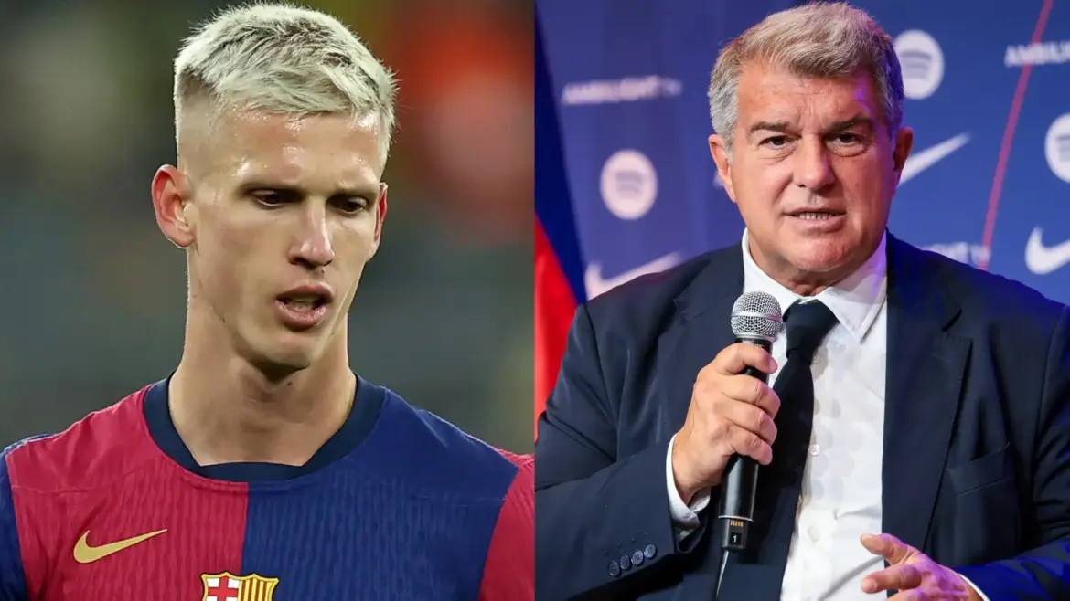 Barcelona President Joan Laporta Defends the Re-registration of Dani Olmo and Pau Victor Amid Controversy Over LaLiga’s Economic Control in Spain