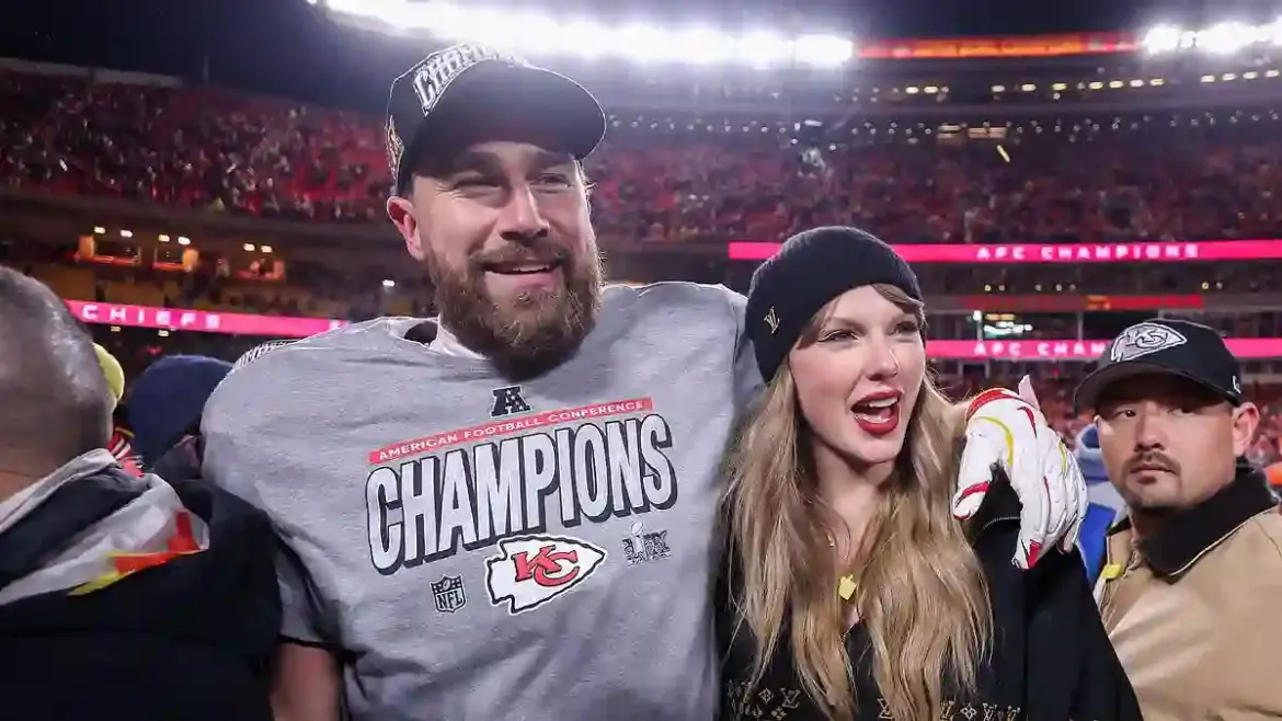 Taylor Swift Joins Travis Kelce and Donna Kelce in Heartwarming Celebration at Arrowhead Stadium After Kansas City Chiefs’ AFC Championship Victory