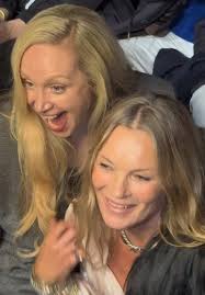 Kate Moss and Gwendoline Christie Share a Cozy Moment Together at Dior Homme Show During Paris Fashion Week