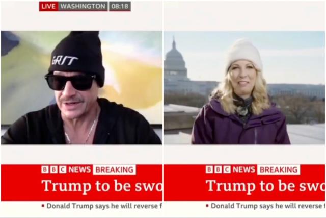 Musician Kid Rock Teases BBC Presenter Caitriona Perry With Sexy Remark During Donald Trump’s Inaugural Coverage in Washington, D.C.