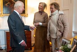 King Charles Shares Playful Moment with Rocker Sir Rod Stewart and Wife Penny Lancaster at Dumfries House in Scotland During 35th Anniversary Celebration of The King’s Foundation