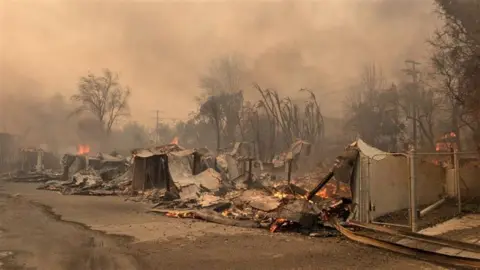 Destruction Caused by Wildfires in California Fuels Theories of Heat Attacks and Political Schemes Amid Loss of Life and Property