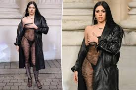 Lourdes Leon Rocks See-Through Catsuit and Defies Paris Fashion Week Dress Code with Bold Fashion Choice