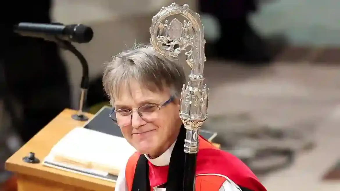 President Donald Trump Faces Stinging Sermon on LGBTQ Rights and Immigrant Protection from Episcopal Bishop Mariann Budde at Inaugural Day Church Service in Washington, D.C.