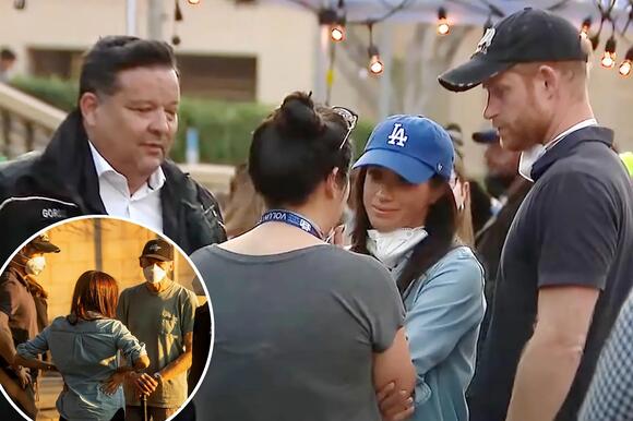 Prince Harry and Meghan Markle Visit Pasadena Evacuation Centre to Provide Direct Aid to Fire Victims and First Responders, Spreading Hope and Support