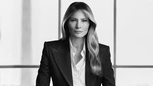 Melania Trump Unveils New Black and White Official White House Portrait with Washington Monument in the Background