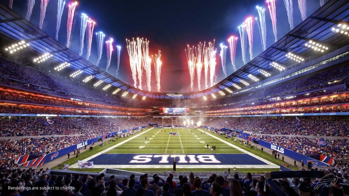 Buffalo Bills Reveal Exciting Details of New Stadium Design Featuring State-of-the-Art Technology and Improved Fan Experience in Orchard Park