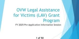 OVW Holds Live Online Information Session for Fiscal Year 2025 Tribal Governments Program Funding in Preparation for Upcoming Applications