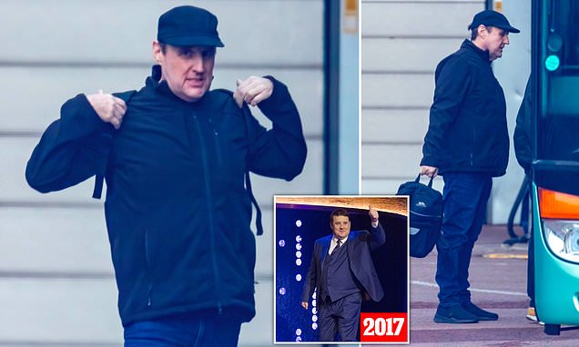 Peter Kay leaves O2 Arena rehearsals in London looking relaxed and composed after amassing £27 million from his successful comeback tour