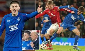 Rangers young stars Bailey Rice and Findlay Curtis shine at Old Trafford in crucial Europa League match against Manchester United