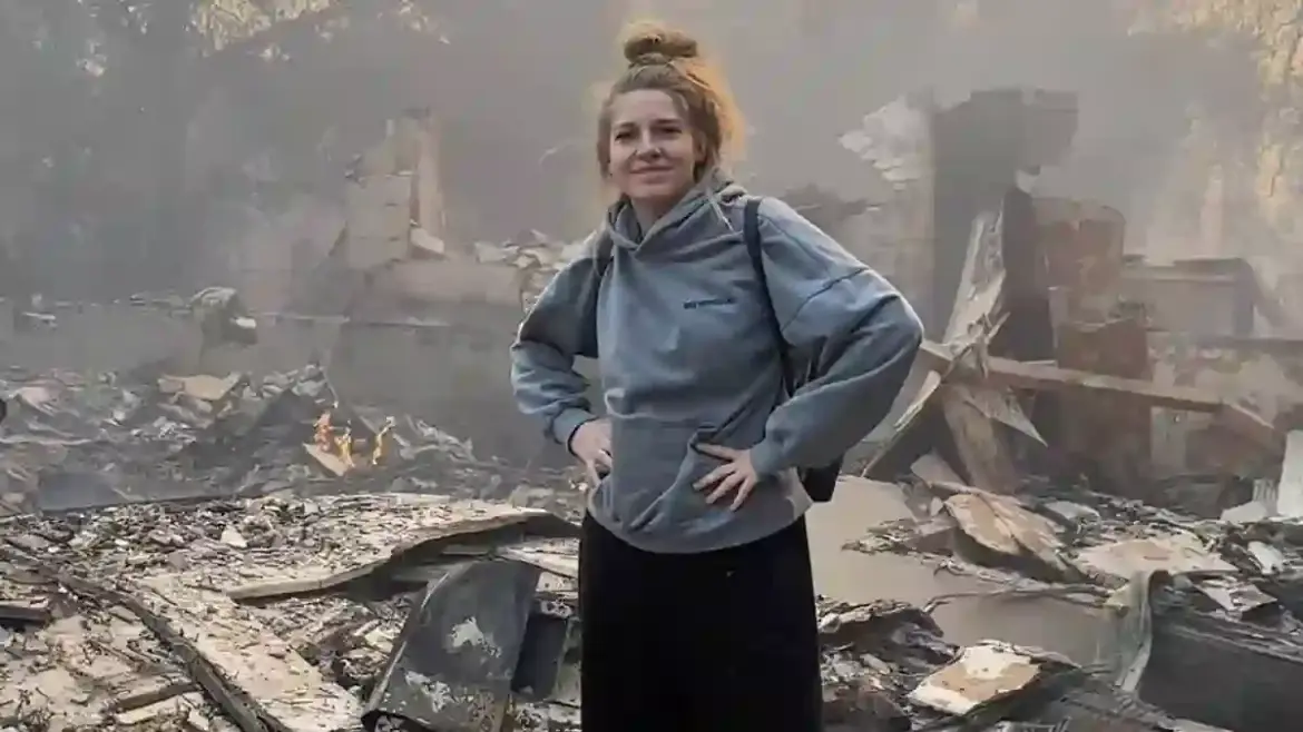 Mother of Two Shares Heartbreaking Tour of the Ruins of Her Family Home After Devastating Wildfires Destroy Parts of Los Angeles