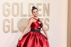 Selena Gomez stuns at the Golden Globes in a Cinderella-inspired gown that showcases her evolving bridal style