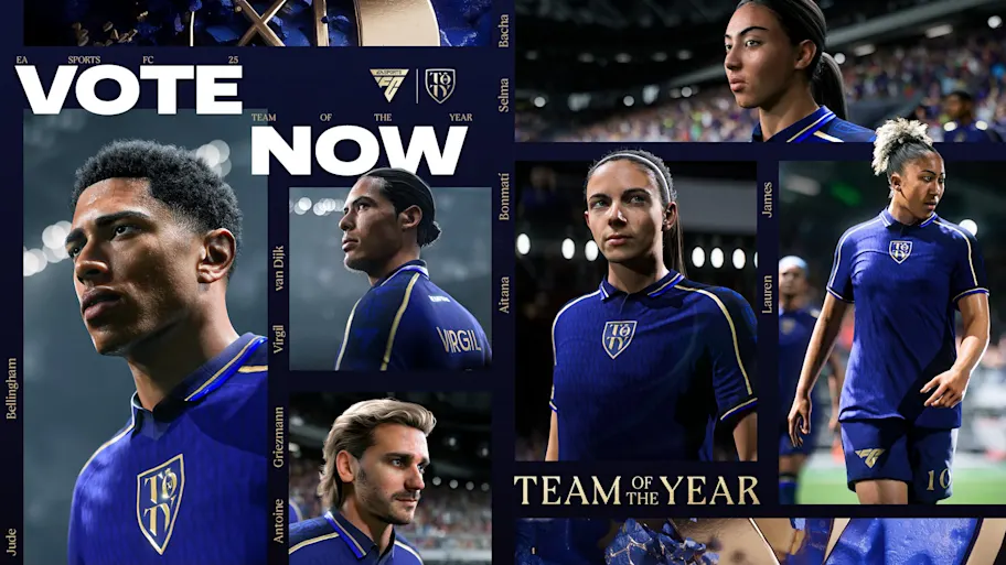 EA SPORTS FC Unveils the Men’s and Women’s Team of the Year Nominees with Football Giants Like Virgil van Dijk, Lauren Hemp, and more Competing for a Spot