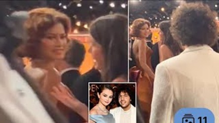 Zendaya’s Nervous Encounter With Selena Gomez’s Fiance Benny Blanco at the 2025 Golden Globes in Beverly Hills Causes a Social Media Stir