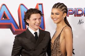 Zendaya and Tom Holland announce their engagement during the 2025 Golden Globe Awards in Los Angeles.