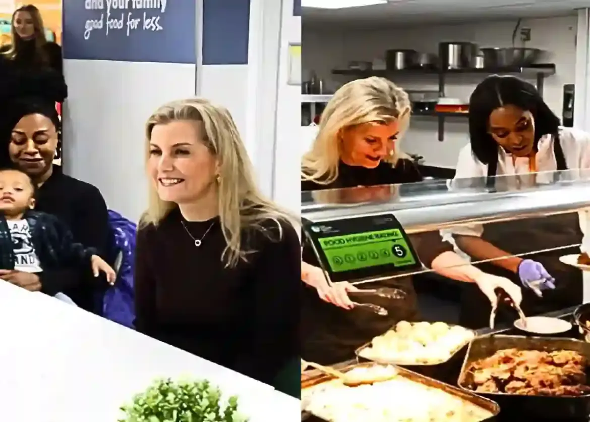 Duchess of Edinburgh Participates in Feast Day at Community Shop in Lambeth, Supporting Families with Discounted Groceries and Free Meals