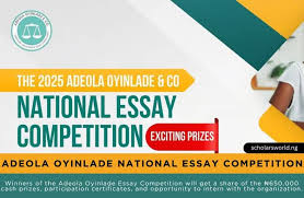 Adeola Oyinlade Essay Competition rewards top candidates with cash prizes and internship opportunities in Nigeria