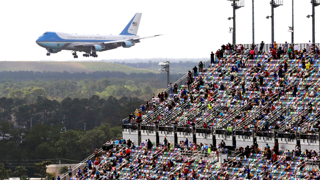 Donald Trump electrifies NASCAR fans at Daytona 500 as Air Force One flyover and presidential motorcade take center stage in Florida