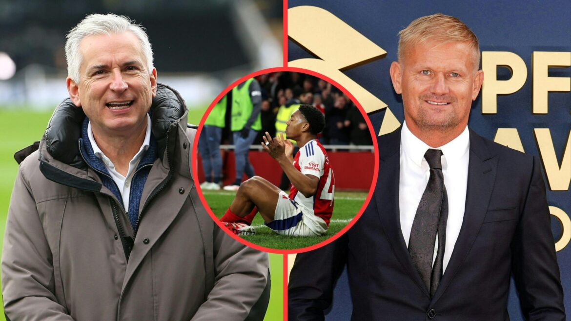 Arsenal legend Alan Smith calls out Erling Haaland’s father as football feud escalates over Lewis-Skelly’s goal celebration against Manchester City