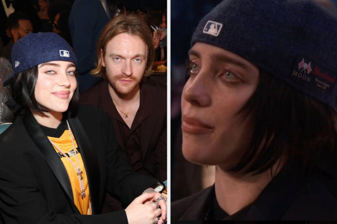 Billie Eilish Seen Crying at the Grammy Awards in Los Angeles After Beyoncé Wins Album of the Year for Cowboy Carter