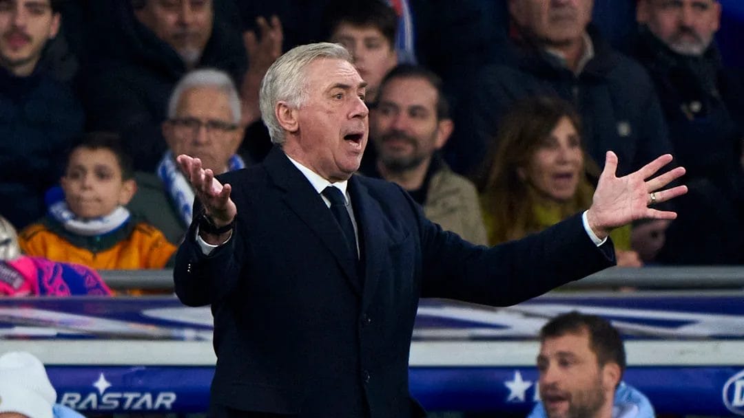 Carlo Ancelotti expresses frustration over refereeing decisions as Real Madrid faces controversy in LaLiga and Champions League