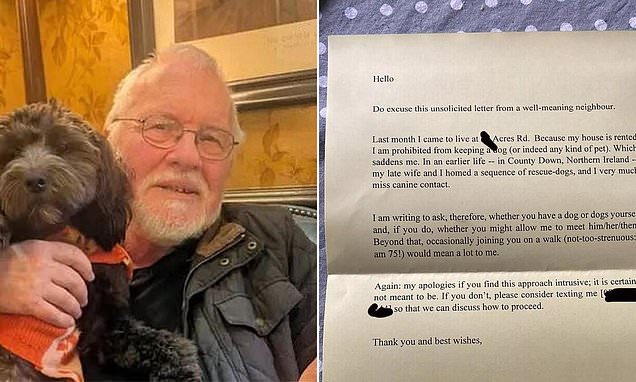 Lonely widower missing canine companionship moves to Manchester and is amazed by kind-hearted neighbors’ heartfelt request to walk neighborhood dogs