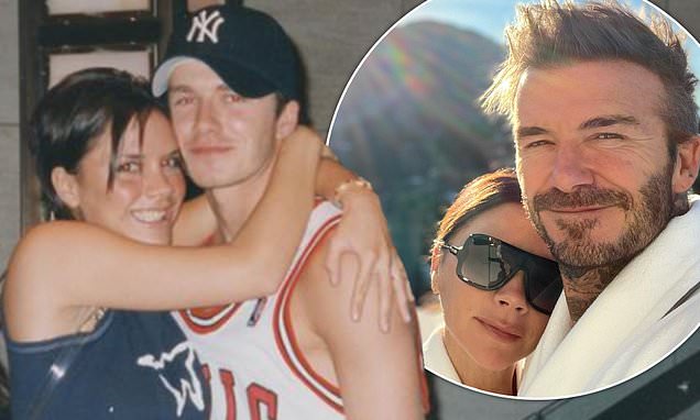 David and Victoria Beckham celebrate Valentine’s Day with throwback photos and gym session as celebrities share love tributes on social media