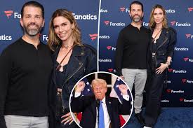 Donald Trump Jr. and Bettina Anderson attend the Super Bowl in New Orleans as their relationship continues to spark curiosity